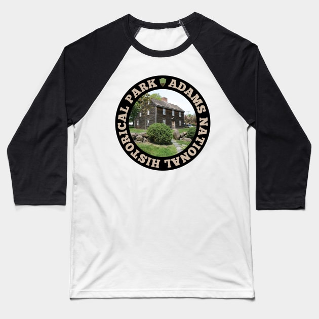 Adams National Historical Park circle Baseball T-Shirt by nylebuss